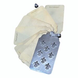 Sterling Silver Accessory with Unique Markings